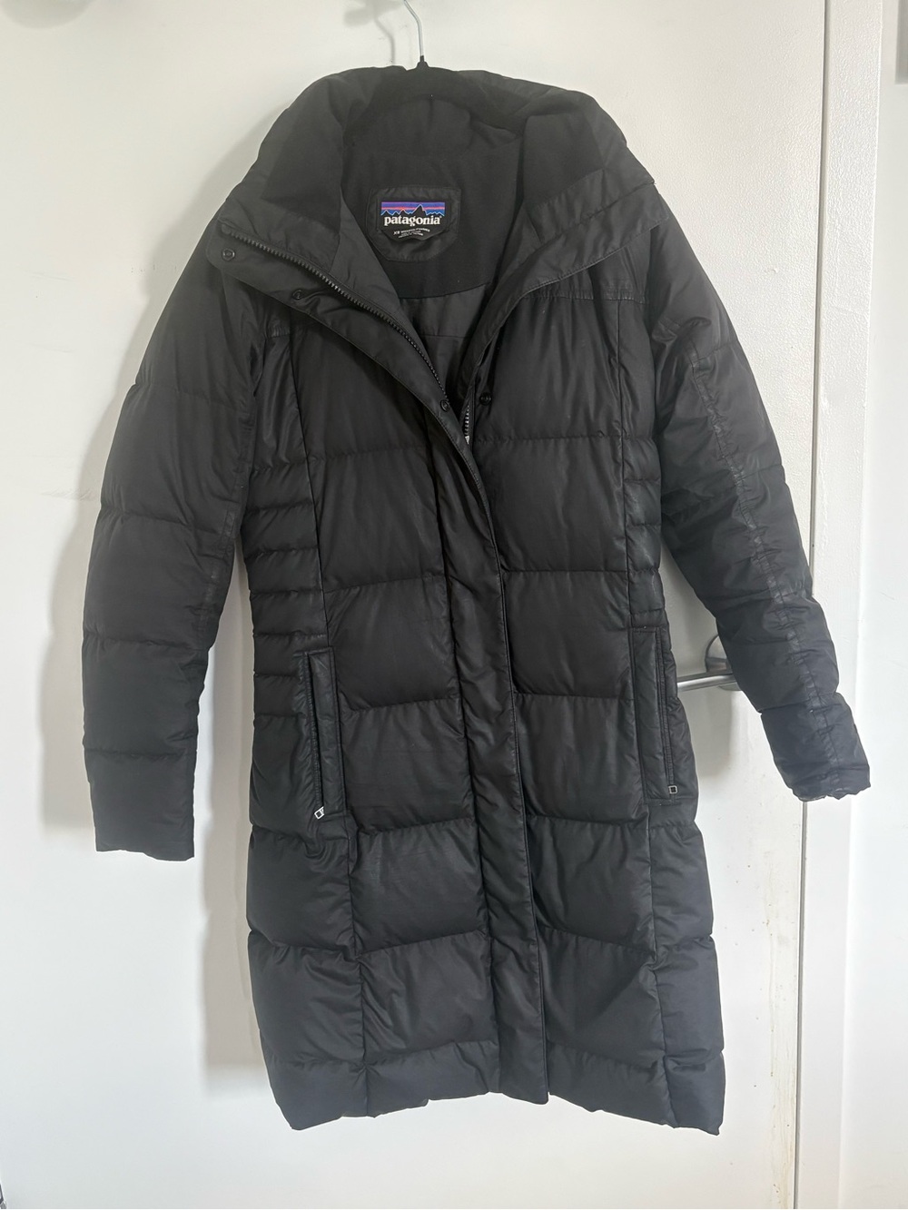 Patagonia Black Long Puffer Coat